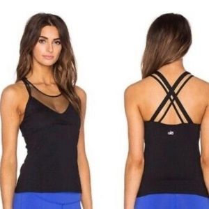 Alo Yoga built in bra tank top
